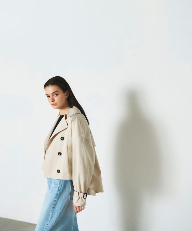 GRACE CONTINENTAL ドルマントレンチジャケット ベージュ