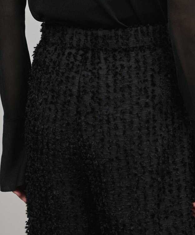 GRACE CONTINENTAL カットジャガードハーフパンツ ブラック