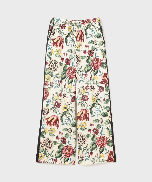 GRACE CONTINENTAL アンティークフラワープリントパンツ キナリ