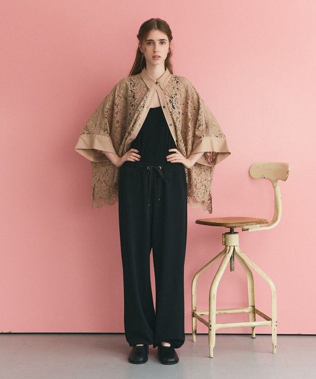 GRACE CONTINENTAL ジャージジョガーパンツ ブラック