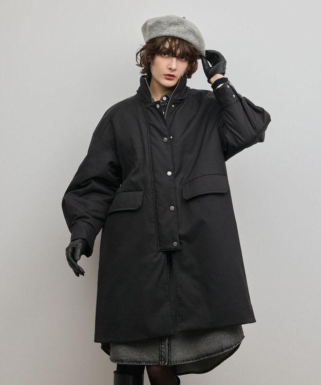 GRACE CONTINENTAL パディングマルチwayコート ブラック