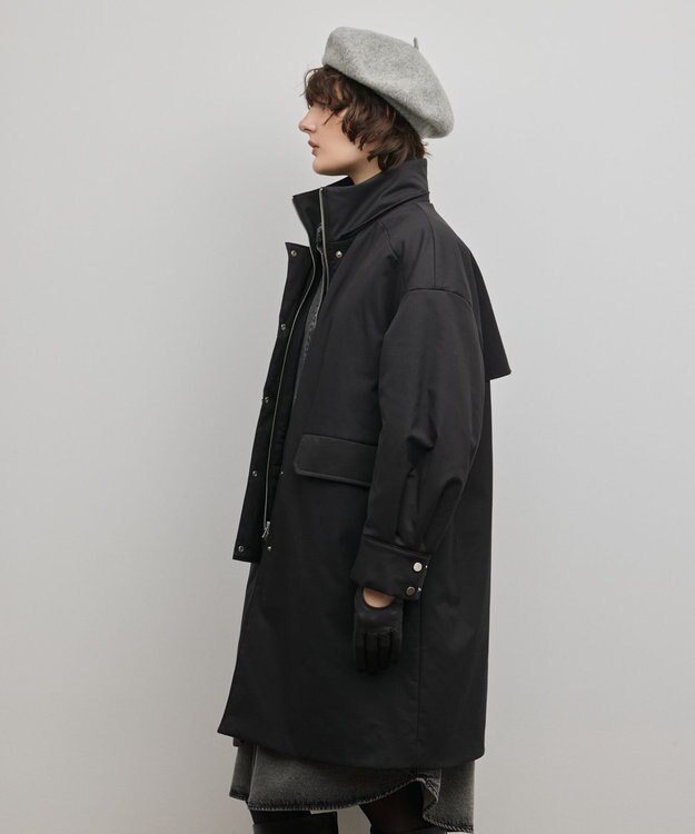 GRACE CONTINENTAL パディングマルチwayコート ブラック