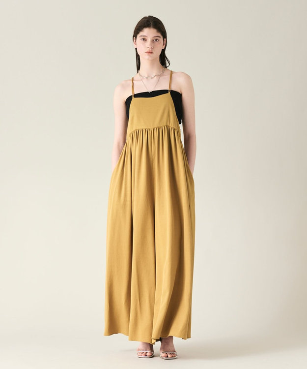 GRACE CONTINENTAL アメスリキャミサロペット イエロー