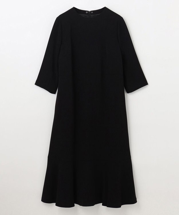 GRACE CONTINENTAL ダブルクロスドレス バイカラー