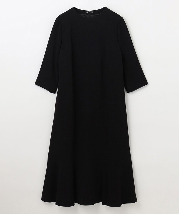 GRACE CONTINENTAL ダブルクロスドレス バイカラー