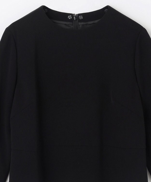 GRACE CONTINENTAL ダブルクロスドレス バイカラー