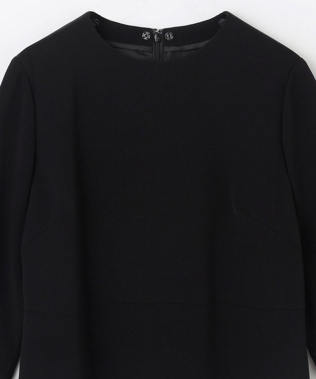 GRACE CONTINENTAL ダブルクロスドレス バイカラー