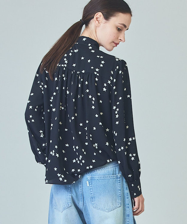 GRACE CONTINENTAL 【ドラマ着用】エトワールボウブラウス ブラック