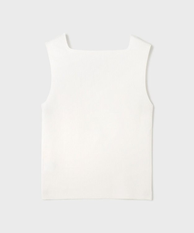 GRACE CONTINENTAL ブライトニットノースリーブ ホワイト