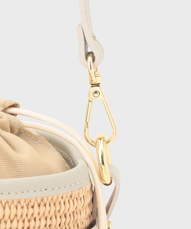 GRACE CONTINENTAL ANTONELLA　FERRANTE  ベルトフリンジバック グレー