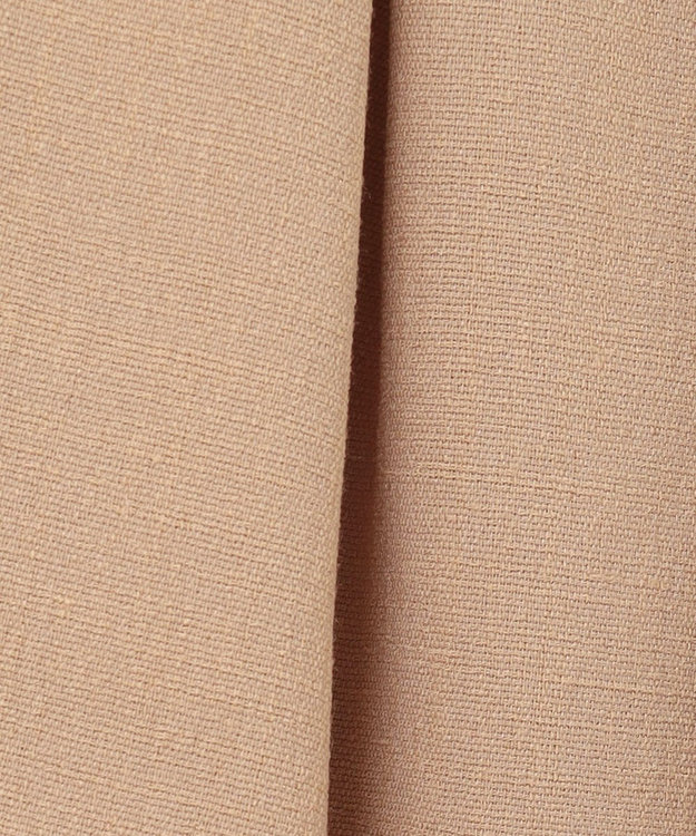 GRACE CONTINENTAL ストレッチスラブタックパンツ ベージュ