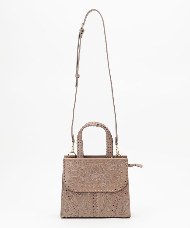 GRACE CONTINENTAL Mini satchelMTLC ブロンズ