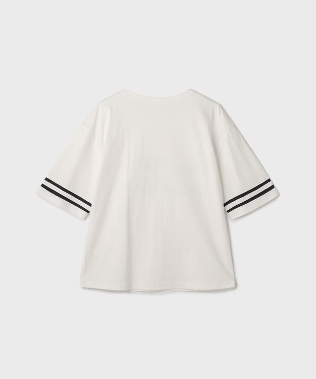 GRACE CONTINENTAL カレッジロゴプリントTシャツ ホワイト