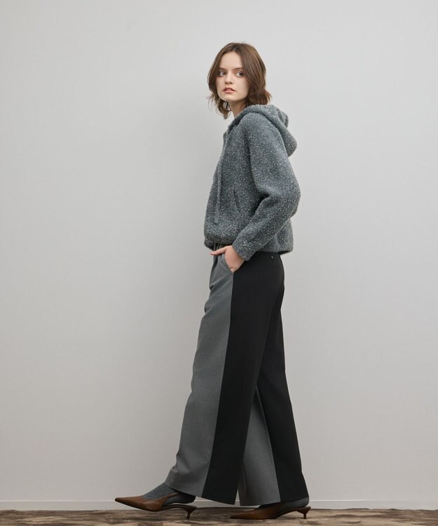 GRACE CONTINENTAL ラップワイドパンツ グレー