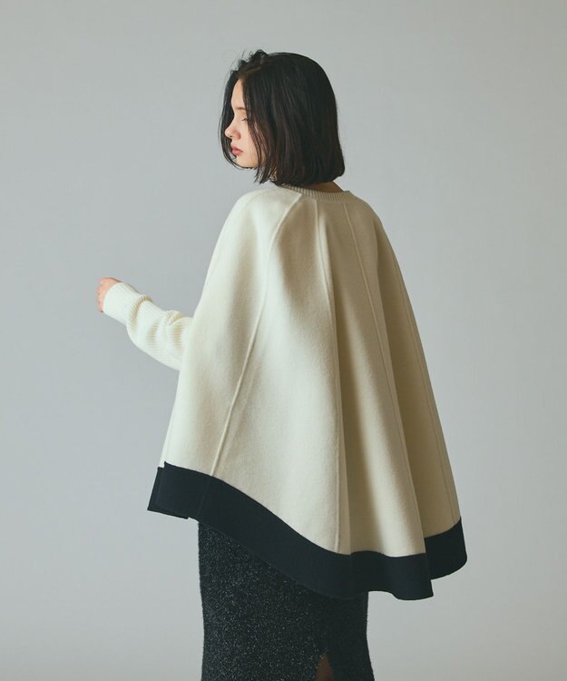 GRACE CONTINENTAL ストール付リバーケープ キナリ