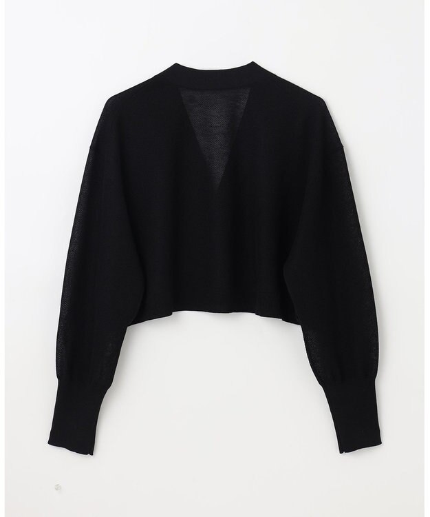 GRACE CONTINENTAL シアーカノコニットカーディガン ブラック