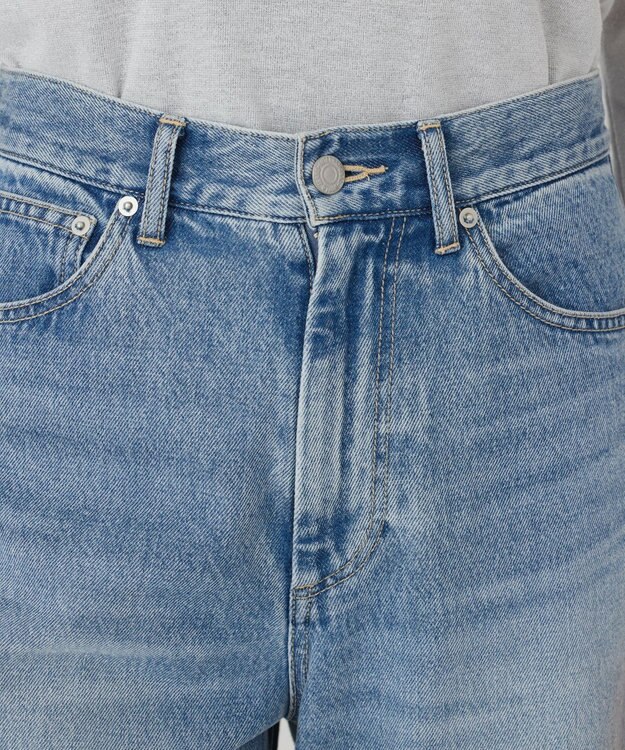GRACE CONTINENTAL レーススカートレイヤードデニム サックス