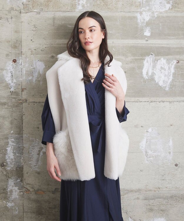 GRACE CONTINENTAL 【BLANCHA】ムートンジレ ホワイト