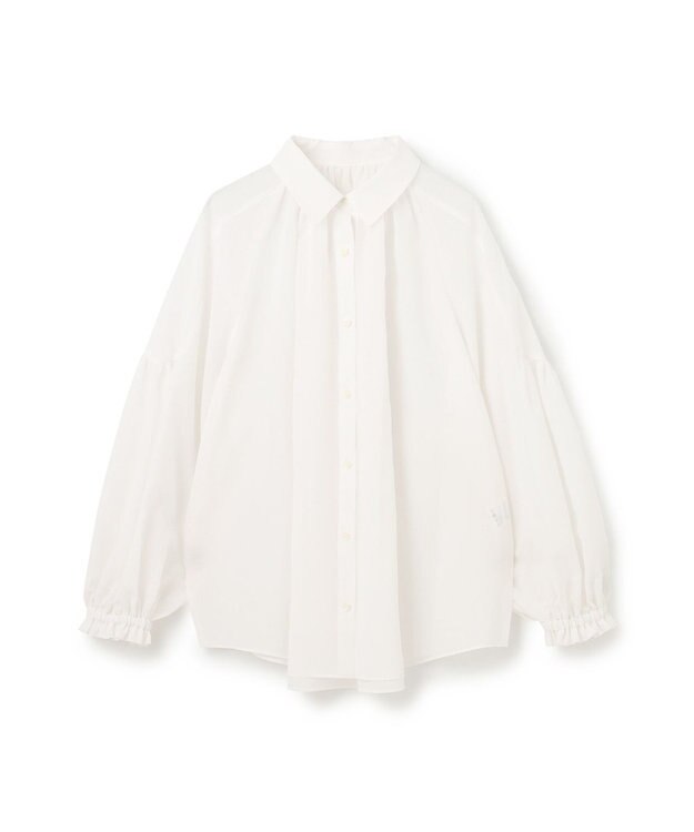 GRACE CONTINENTAL ドルマンボリュームシャツ ホワイト