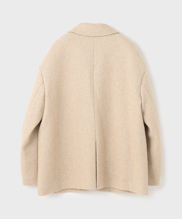 GRACE CONTINENTAL ヘリンボーンツイードジャケット ベージュ