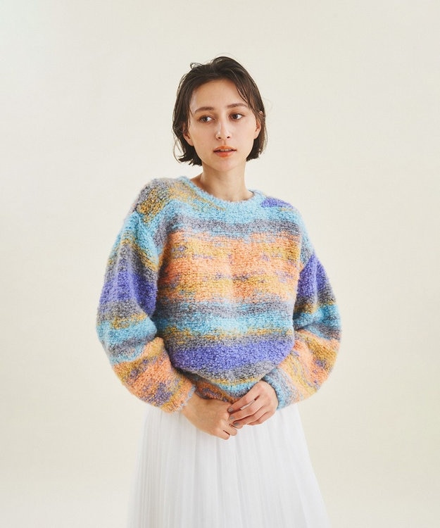 カットワークカラートップ　未使用グレースコンチネンタルダイアグラムブラック36 未使用 25SS Diagram ダイアグラム グレースコンチネンタル