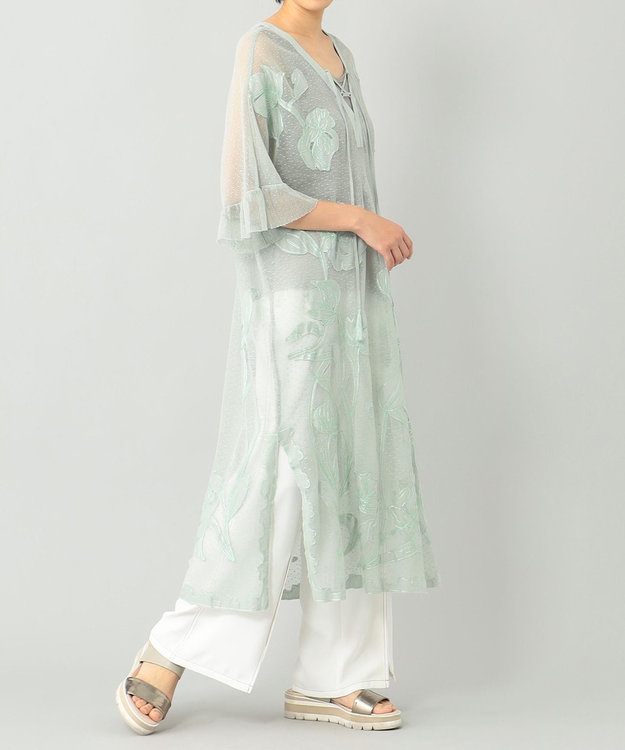 GRACE CONTINENTAL スプリングコート カットワークレース GRACE CONTINENTAL スプリングコート カットワークレース