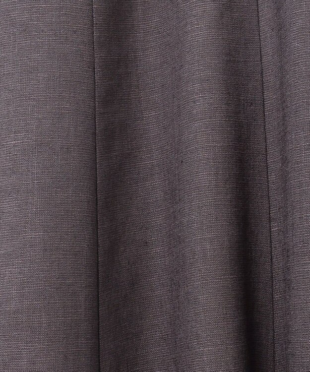 GRACE CONTINENTAL トリアセリネンフレアマキシ チャコール