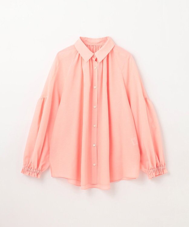 GRACE CONTINENTAL ドルマンボリュームシャツ ピンク