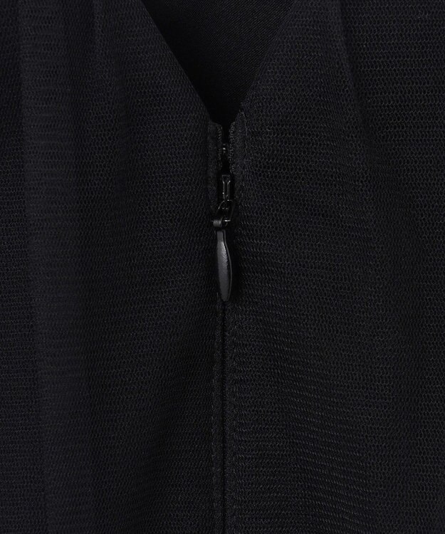 GRACE CONTINENTAL チュールドレープドレス ブラック