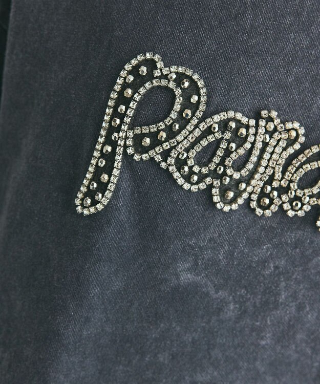 GRACE CONTINENTAL ピグメントTシャツ チャコール