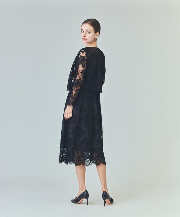 GRACE CONTINENTAL リバーレースジャケット ブラック