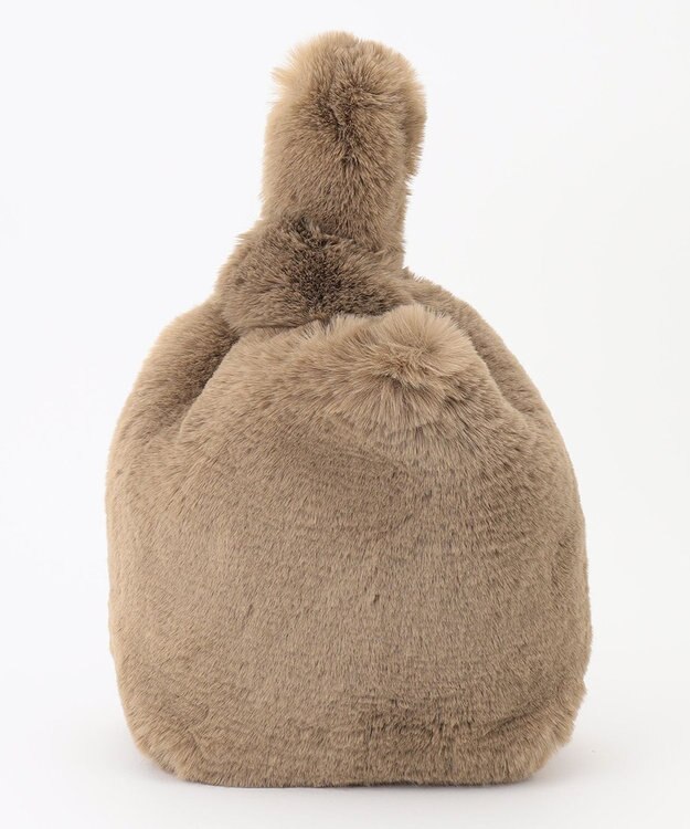 GRACE CONTINENTAL マルシェエコファーバッグ ベージュ