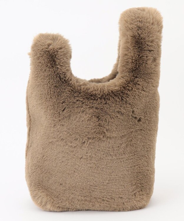 GRACE CONTINENTAL マルシェエコファーバッグ ベージュ