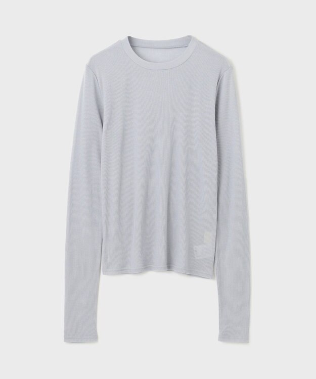 GRACE CONTINENTAL シアーテレコカットソー グレー