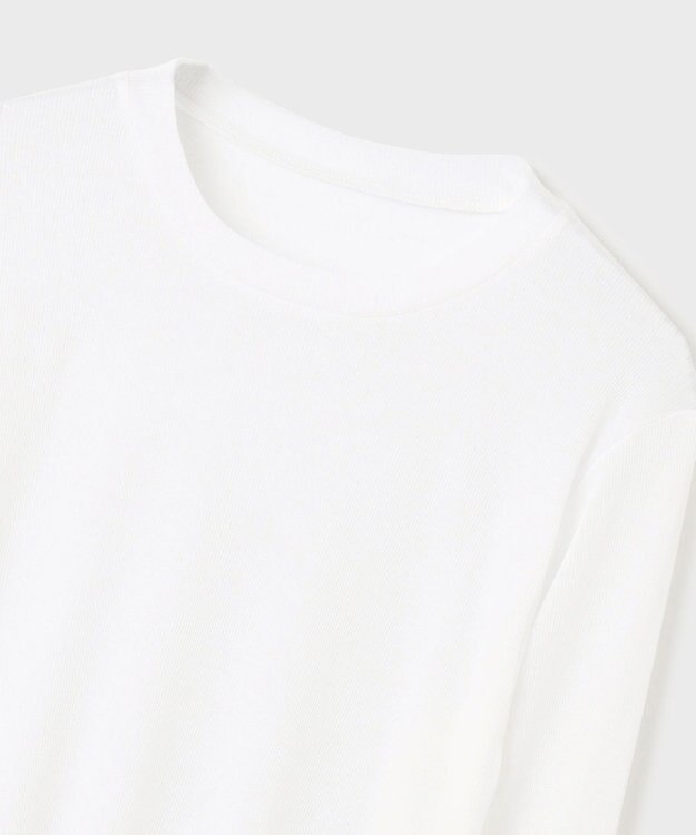 GRACE CONTINENTAL シアーテレコカットソー ホワイト