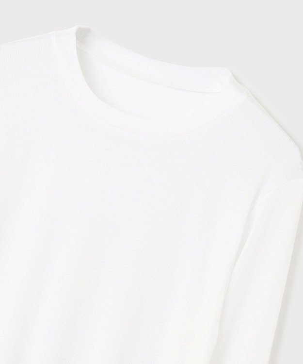 GRACE CONTINENTAL シアーテレコカットソー ホワイト