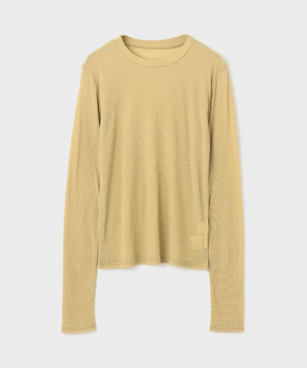 GRACE CONTINENTAL シアーテレコカットソー イエロー