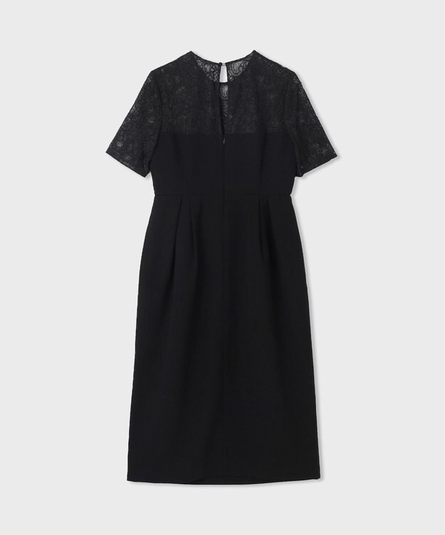 GRACE CONTINENTAL タックドレープコクンドレス ブラック