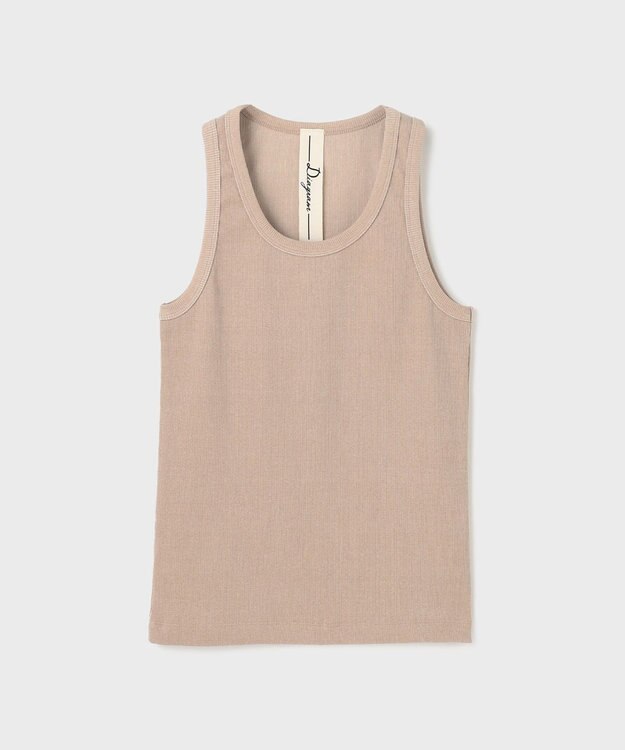 GRACE CONTINENTAL テレコカットトップ ベージュ