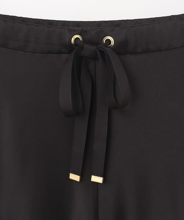 GRACE CONTINENTAL サテンバイアスロングスカート ブラック