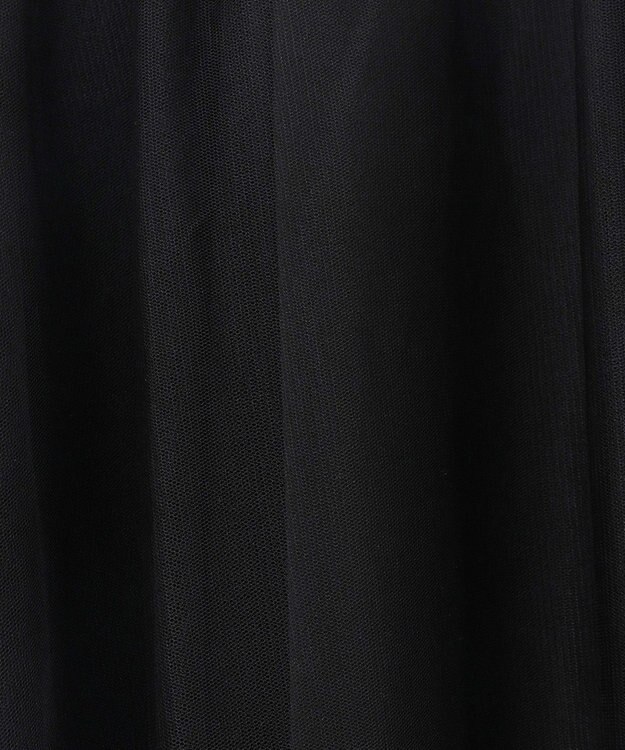 GRACE CONTINENTAL チュールドレープドレス ブラック