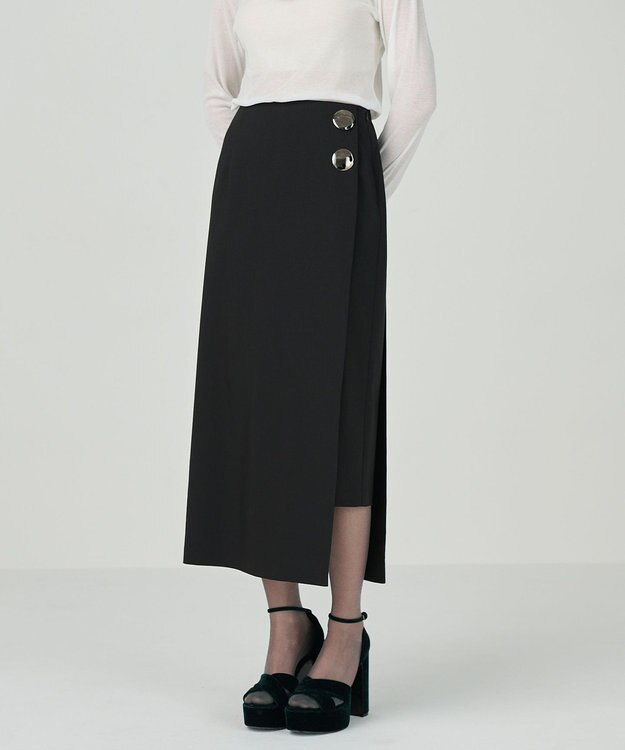 GRACE CONTINENTAL ラップタイトスカート ブラック