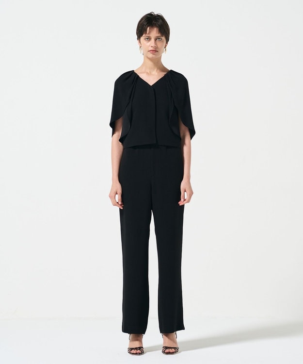 極美品✨24ssグレースコンチネンタル　ケープスリーブジャケット　黒　M 完売品 ケープスリーブトップ / GRACE CONTINENTAL | GRACE CONTINENTAL
