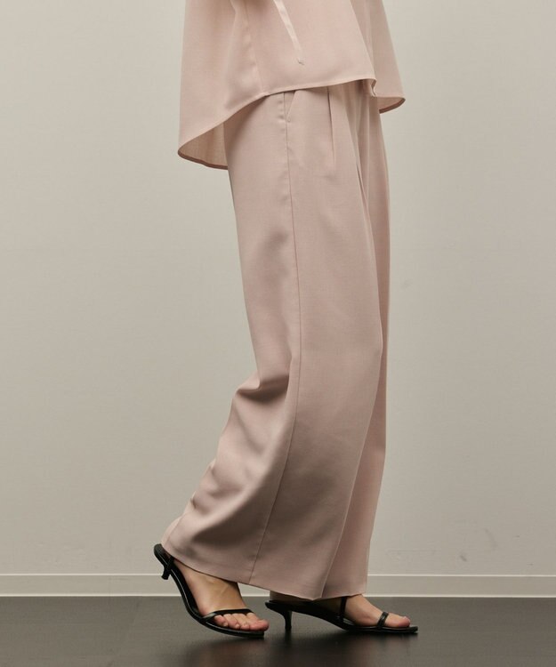 GRACE CONTINENTAL シアーワイドパンツ ピンク