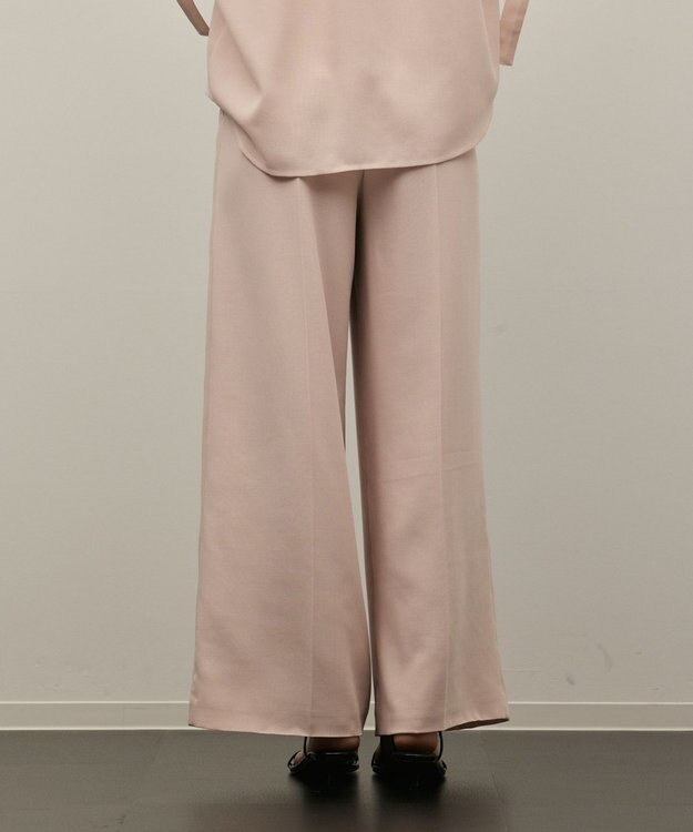 GRACE CONTINENTAL シアーワイドパンツ ピンク