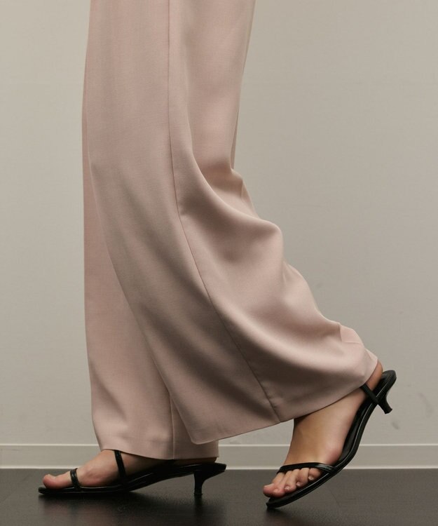 GRACE CONTINENTAL シアーワイドパンツ ピンク