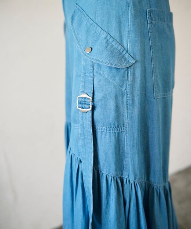 GRACE CONTINENTAL ワークワイドパンツ インディゴ