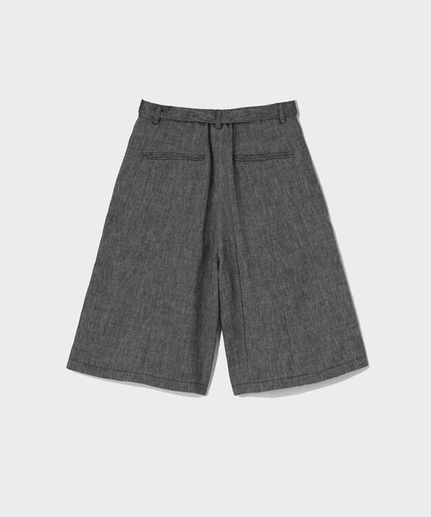 GRACE CONTINENTAL リネンデニムライクパンツ ブラック