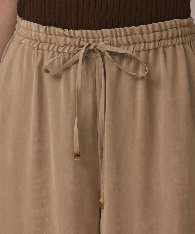 GRACE CONTINENTAL フィブリルイージーパンツ ベージュ