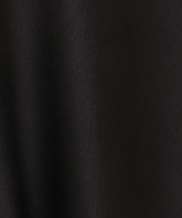 GRACE CONTINENTAL サテンバイアスロングスカート ブラック